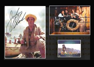A3 Size Card Mounted Signed KING KONG ADRIEN BRODY NAOMI WATTS JACK BLACK PETER