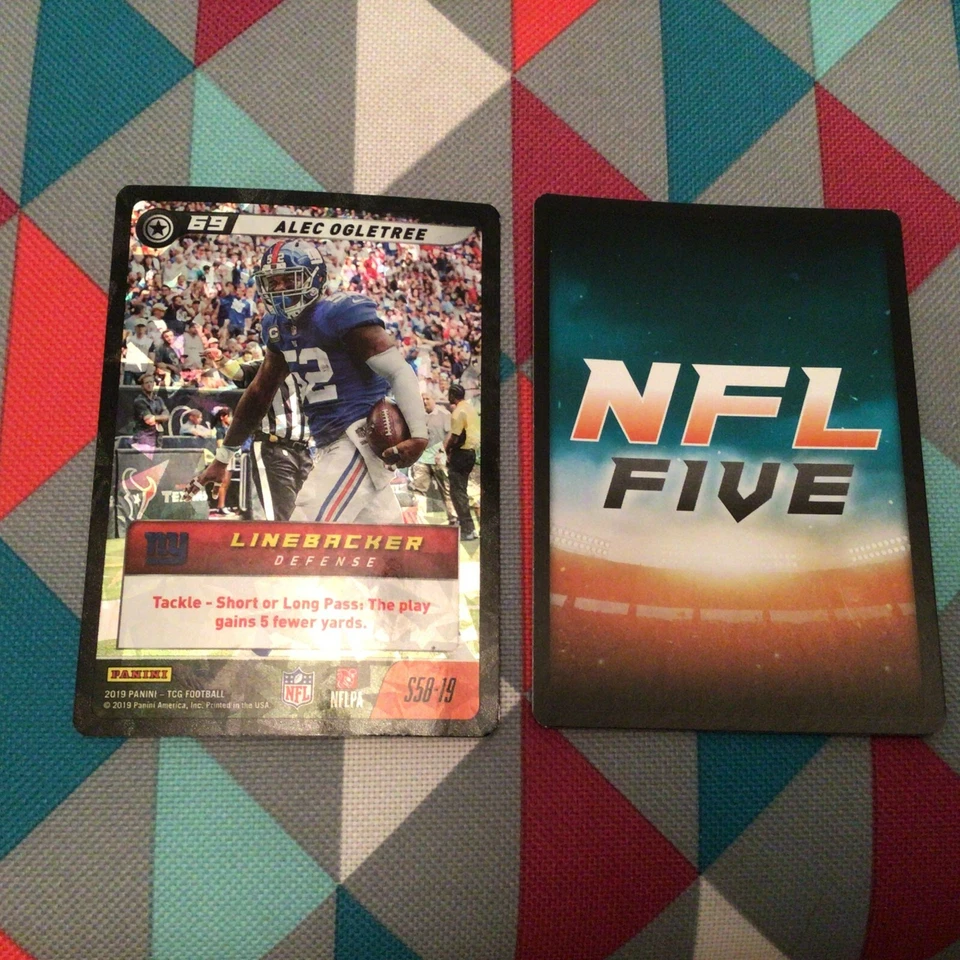 Alec Ogletree Giants #S58-19 Cracked Ice 2019 Panini NFL five Edition TCG - Image 1 of 1