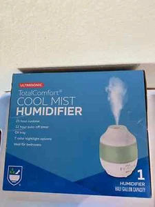 NEW IN BOX ULTRASONIC TOTAL COMFORT COOL MIST HUMIDIFIER 1/2 GALLON CAPACITY - Picture 1 of 1