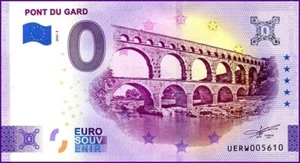 PONT DU GARD / BILLET 0 € / NULL EURO-SCHEIN / UERW 2023-2 - Picture 1 of 1