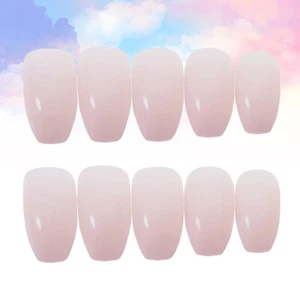 Pink Fake Nails 24 Pcs Full Cover for Women Unique Nail Tips Set - Picture 1 of 11