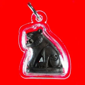 Tiger Sak Yant Thai Amulet Powerful Pandant LP Pan Wat Bankhea Waterproof Case - Picture 1 of 3