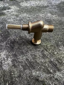Universal Brass Fuel Tap Pull / Push Type 1/8" BSP x 7/16"BSP - Picture 1 of 5