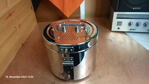 Desinfektionswanne Instrumente Siebeinsatz Sterilisationsbox Steribox, INOX - Bild 1 von 12