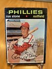 Ron Stone Signed Autographed 1971 Topps Baseball Card #366 Philadelphia Phillies