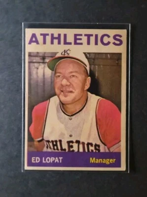 1964 Topps Venezuelan #348 Ed Lopat - Black Back - Cincinatti Reds - Image 1 of 4