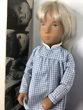 16” Vintage Trenton Sasha Doll No. 107 Sasha Blonde Gingham Blonde Girl NIB