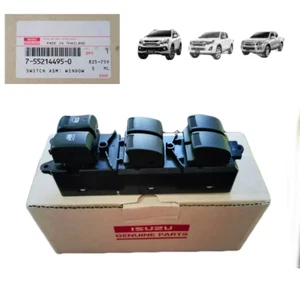 ISUZU #7552144950 Right door window switch D-MAX / MU-X 2012-2019 Genuine Part K - Picture 1 of 9