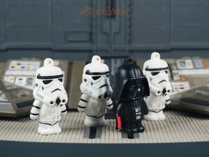 Star Wars Darth Vader Skywalker Anakin Stormtrooper Figure Cake Topper K1109DG3 - Picture 1 of 2