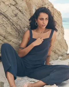 BNWT BILLABONG LADIES BEACH LIFE JUMPSUIT SIZE MEDIUM (10) $109.99 (OFF BLACK) - Picture 1 of 5