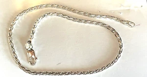 Bracciale/Cavigliera Hallmark "RCI" .925 Argento Sterling Stile Curb 9" - Foto 1 di 3