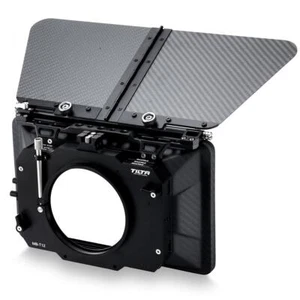 Tilta MB-T12 3-Stage 4x5.65" Carbon Fiber Clamp On Matte Box with Single 95mm Ba - Picture 1 of 3