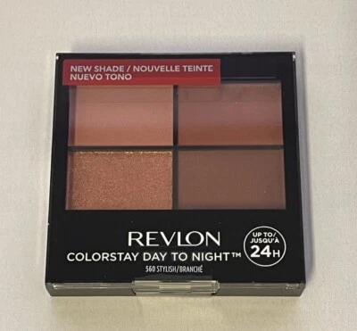 Revlon Colorstay Day To Night Eyeshadow Quad, 560 Stylish, Neutral Tones 0.16 oz - Image 1 of 2