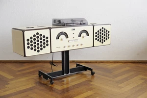 Serviced 60s Vintage Brionvega RR 126 Record Player Turntable Radio David Bowie - Picture 1 of 12