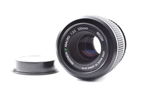 ¡¡¡RARO!!! 【Mejor Como Nuevo】RICOH RIKENON P MACRO 100mm f/3.5 para PENTAX K ... - Imagen 1 de 9
