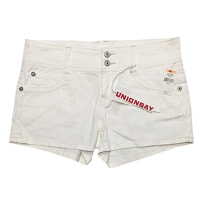 Unionbay Shorts Womens 7 Cotton Chino Wendell Stretch Low Rise Shortie NWT $32 - Picture 1 of 12