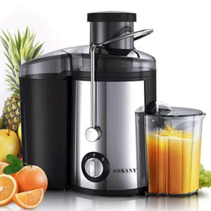 CENTRIFUGA ESTRATTORE DI SUCCO PER FRUTTA E VERDURA 500W POLPA LAME ACCIAIO💚 - Foto 1 di 4