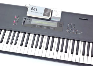 Korg M1 61-Keys Keyboard Synthesizer Music Workstation Black keyboard Japan - Picture 1 of 10