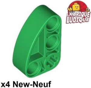 Lego Technic 4X Liftarm 2X3 Modified L Quarter Ellipse Green 71708 New - Picture 1 of 1