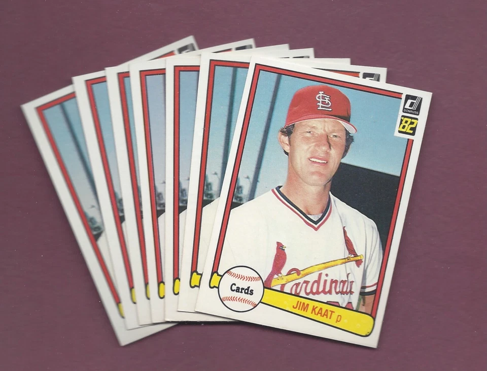 SHARP LOT OF SEVEN 1982 DONRUSS #217 JIM KAAT HOF PACK FRESH  .99 SHIPPING — 第 1/1 张图片