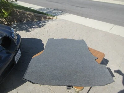 Carpete de carga 2003-2004 Jaguar S-Type R preto tronco traseiro LIMPO! - Imagem 1 de 4