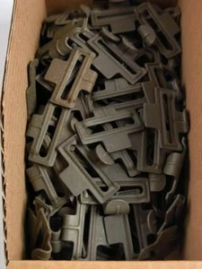 Eiserner Gegenhalt für einen Koppelriemen der Wehrmacht. Hersteller "M" in Raute - Bild 1 von 6