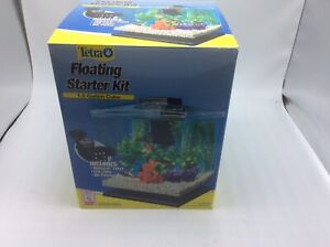 Tetra 1.5 Gallon Cube Aquarium Starter Kit. Used