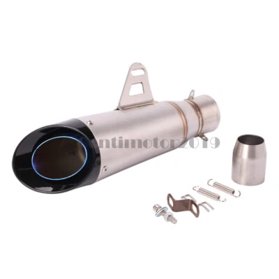 Motorcycle Slip On Exhaust Muffler Pipe For Honda CBR600F4i XR650L CBR250R 51mm  - Image 1 of 4