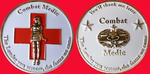 2" Combat Medic Badge Limited Edition US Army Challenge Coin 23 - Bild 1 von 3