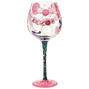 Lolita | BACHELORETTE WINE GLASS ✪NEW✪ 6000018 RARE WEDDING MARRIAGE BRIDE 22OZ - Picture 1 of 11