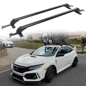 For Honda Civic 05-21 43.3" Aluminum Roof Rack Cross Bar Luggage Cargo Carrier - Picture 1 of 12