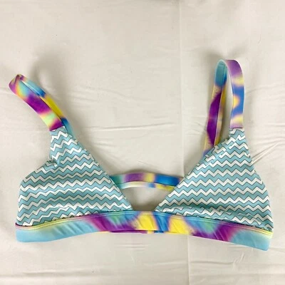 Moana Bikini Snappy Seagull Womens S Top New with Tags Tie Dye Bright Sold Out - Image 1 of 4