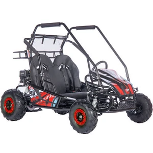 MotoTec XL Mud Monster Go Kart 212cc 2-Seat Full Suspension Red Bike - Picture 1 of 5