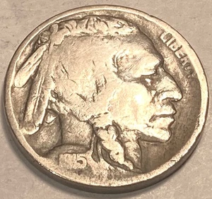 1915 D Büffelnickel fein / sehr schön keine Reserve *J771 - Bild 1 von 2