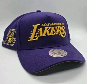 Gorra Mitchell & Ness NBA Los Angeles Lakers Amarilla Pro Snapback Hat - Imagen 1 de 4