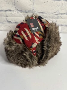 Swiss Tech Southwestern Sombrero de trampero de piel sintética con oreja Gorra Nuevo Envío rápido - Imagen 1 de 6