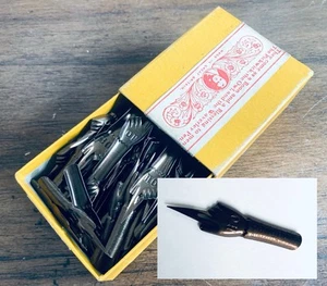 RARE Antique MacNiven & Cameron Dip Pen POINTING FINGER Nibs HO NearFull Box 135 - Picture 1 of 9