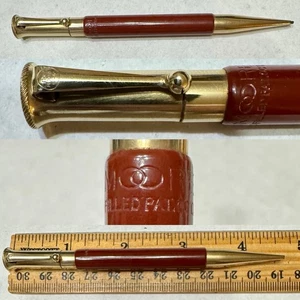 Vintage MOORE Gold Filled Burgundy Mechanical Pencil - Fantastic Condition - Picture 1 of 13
