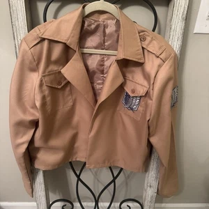 Chaqueta Blazer Attack on Titan Survey Corps Cosplay Mujer’s Bronceado Anime - Imagen 1 de 10