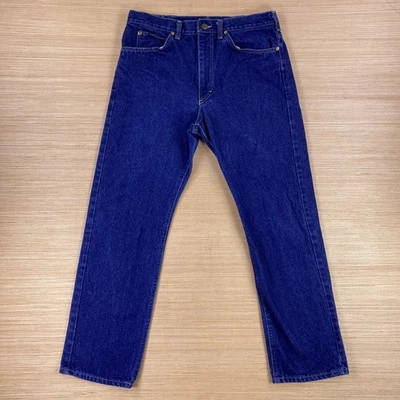 Vintage Lee Jeans Mens 36x32 Blue Denim Made in USA Union Garment Workers - Image 1 of 4
