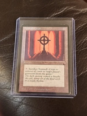 Tormod's Crypt The Dark 1994 Regular Uncommon MTG Magic the Gathering LP - Image 1 of 2
