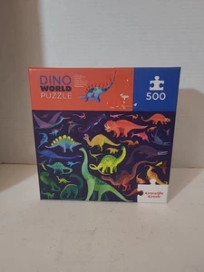 Family Jigsaw Puzzle, 500 Piece Dino World - Picture 1 of 4