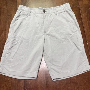 Under Armour Matchplay Shorts Mens 34 Gray Loose Heat Gear Performance Wear Golf - Picture 1 of 6