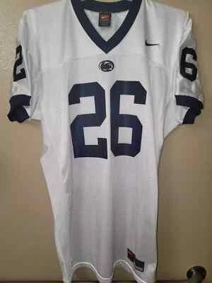 1717 Mens PENN STATE NITTANY LIONS SAQUON BARKLEY PSU #26 AUTHENTIC Game JERSEY - Image 1 of 2
