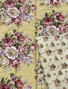 Ralph Lauren Home Full/Queen Size Comforter Sophie Brooke Pink Rose Yellow - Picture 1 of 8