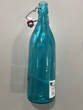 Bormioli Rocco 33.75oz Swing Top Giara Glass Bottle | Sky Blue