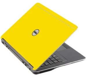 YELLOW Vinyl Lid Skin Cover Decal fits Dell Latitude E6440 Laptop - Picture 1 of 1