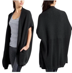 Cárdigan Athleta para mujer talla S gris envolvente cocoon relajante - Imagen 1 de 9