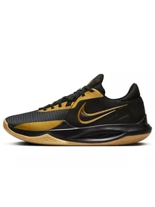 Sz 9.5 Nike Precision 6 Black Metallic Gold DD9535 005 - Picture 1 of 6