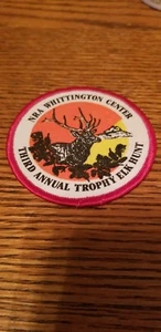 Parche de la Asociación Nacional del Rifle de la NRA, Whittington Center, tercera caza anual de alces - Imagen 1 de 3